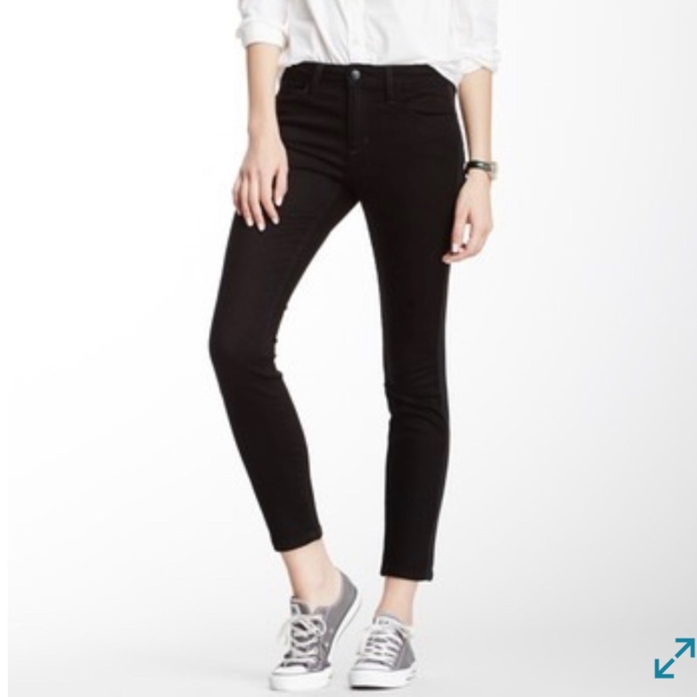 Joe’s jeans modern tux black skinny jean, sz 28
